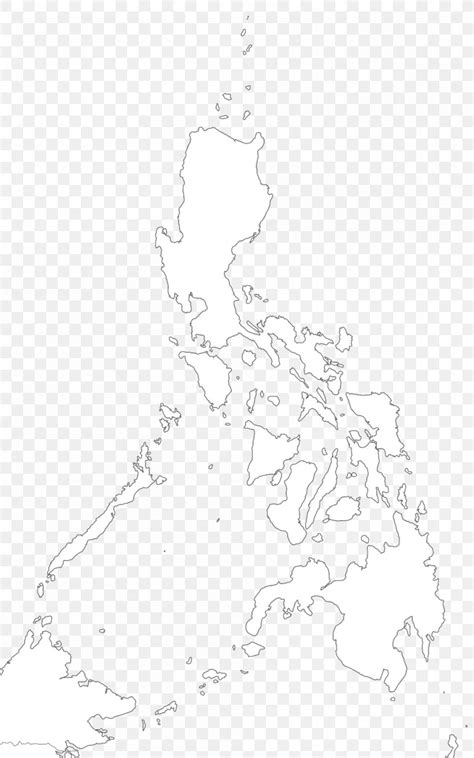 Philippine Map Black And White Png