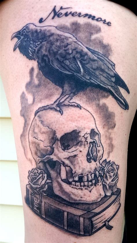 Top 75+ edgar allan poe raven tattoo super hot - in.cdgdbentre