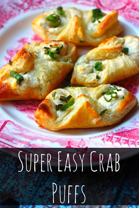 Super Easy Crab Puffs Recipe - Budget Savvy Diva