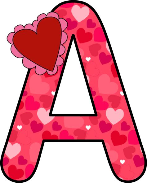 View full size Picasa Web Albums - Letras Del Abecedario Decoradas Con Corazones Clipart and ...