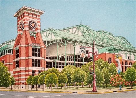 Minute Maid Park. 8.5 x 11. Houston Texas. | Etsy