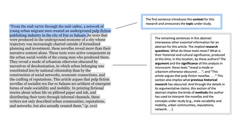 how to write an abstract for a final year project