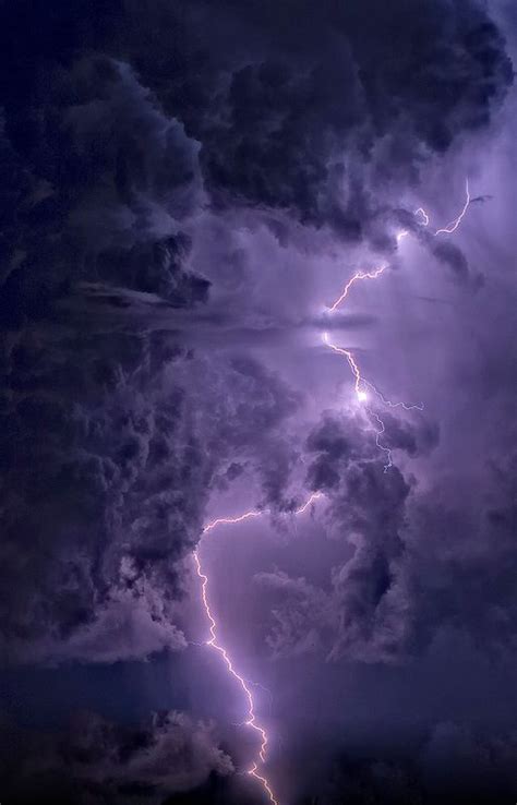 #lightning #storm #thunder #clouds #cloudchasing #purple | Naturbilder ...