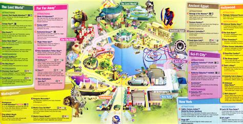 Universal Studios Singapore - 2010 Park Map