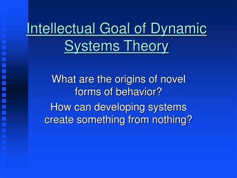 PPT - Dynamic Systems Theory PowerPoint Presentation, free download ...