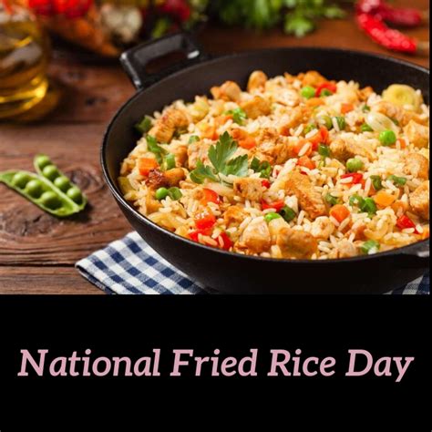 Copy of national fried rice day | PosterMyWall