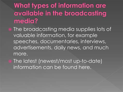 PPT - EVALUATION of BROADCAST MEDIA PowerPoint Presentation, free download - ID:4086563