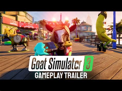 Goat Simulator 3 gameplay trailer promises premeditated destruction