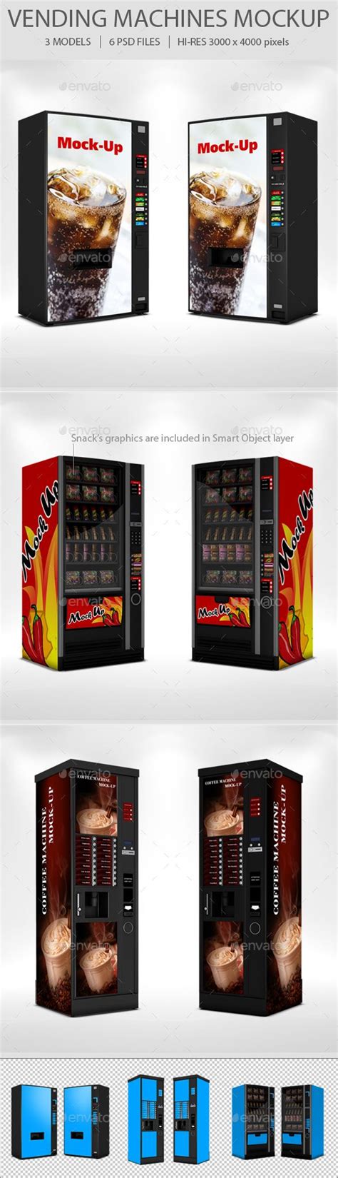 Vending Machine Mockup Set | Vending machine, Mockup, Macbook mockup