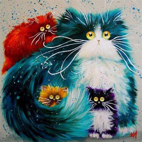 Kim Haskins cat art - Tap the link now to see all of our cool cat collections! #CatArt ...