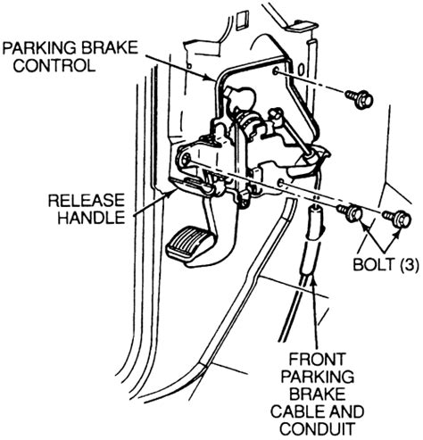 How to adjust parking brake cable ford ranger