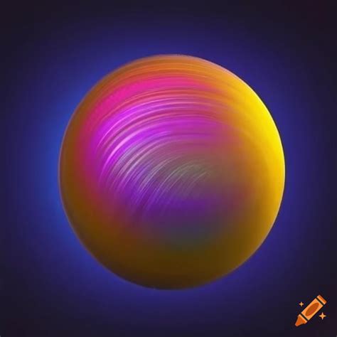 Colorful album cover with explosions on a sphere