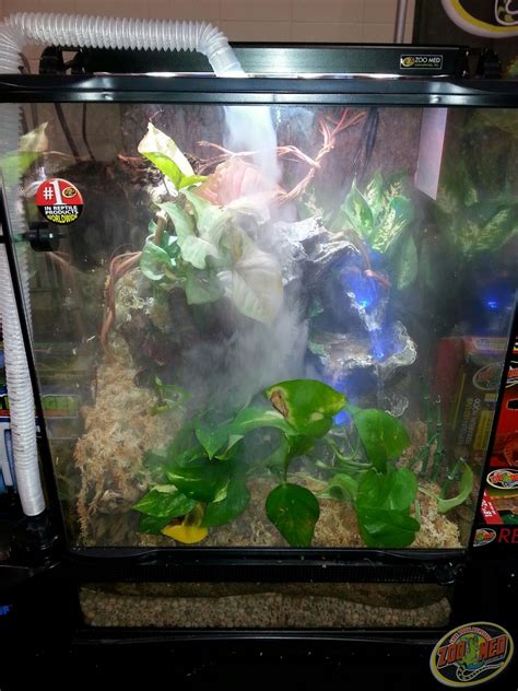 Custom Zoo Med Habitat that was on display at the Repticon Tampa Show ...