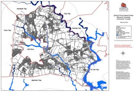 FEMA - Flood Insurance Rate Maps | Warwick Township