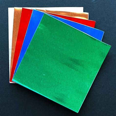 Colored Metal Embossing Sheets - ESMERIC ART