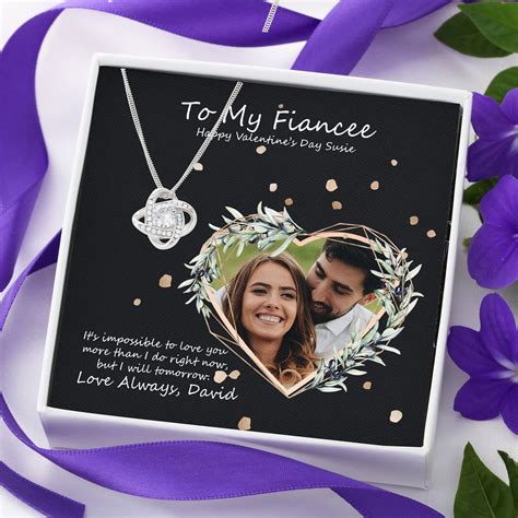 Valentine Personalized Valentine Card Photo Jewelry Message - Etsy