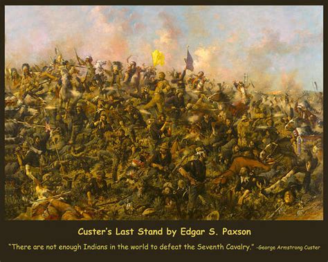 Custers Last Stand Art Print by Edgar S Paxson