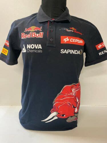 Toro Rosso Formel1 Herren Poloshirt Small, Red Bull Alpha Tauri F1 Team ...