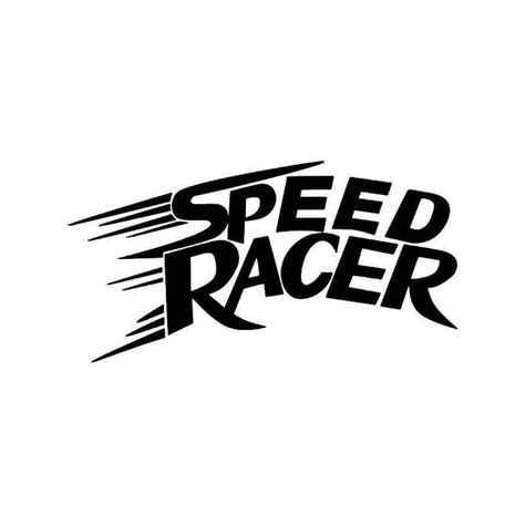 Speed Racer Vinyl Decal Sticker | Graphic design logo, Speed logo, Speed racer