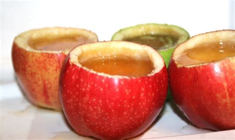 HOW TO: Make organic apple cider served in apple cups | Inhabitots