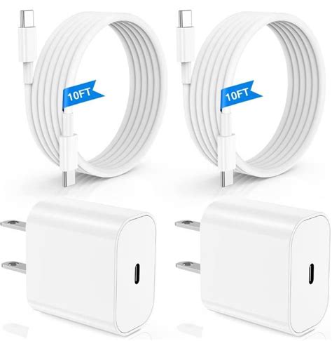 iPad Pro Charger Fast Charging,[Apple Certified]2Pack 10ft iPad Charger ...