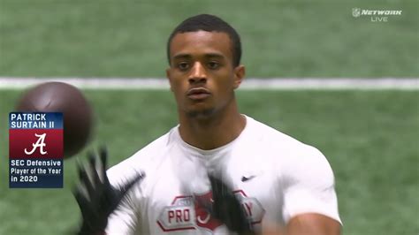 Alabama CB Patrick Surtain II's pro day highlights