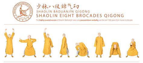 The Secrets of Shaolin Eight Brocades Baduanjin Qigong