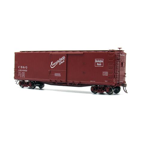 Rapido HO 40' USRA Double-Sheathed Wood Box Car Chicago Burlington ...