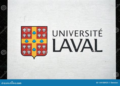 Laval University Building and Logo Editorial Image - Image of canada ...