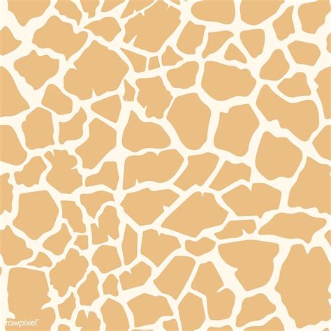 Seamless giraffe skin pattern vector | free image by rawpixel.com / manotang | Giraffe print ...