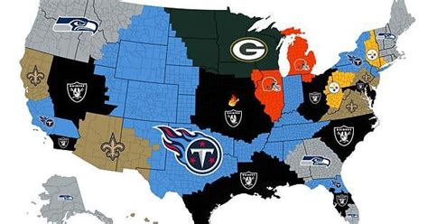 NFL Imperialism Map - Week 5, 2020 : nfl