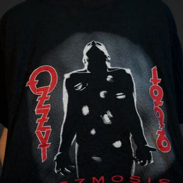 Ozzy Osbourne 1996 Ozzmosis Tour Vintage Tshirt by ThunderbirdSalvage ...