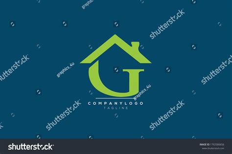 G House Home Real Estate Abstract Stock Vector (Royalty Free ...