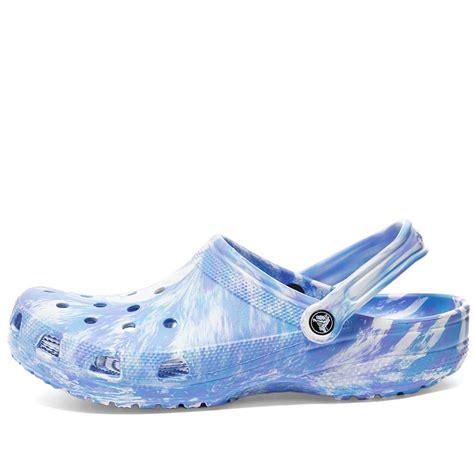 Crocs Classic Marbled Clog White & Oxygen | END. (SE)