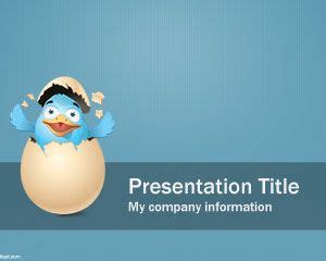 Twitter Background PowerPoint PPT Template