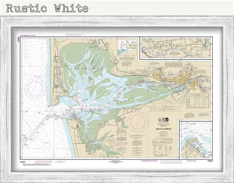 GRAYS HARBOR, Washington - 2017 Nautical Chart