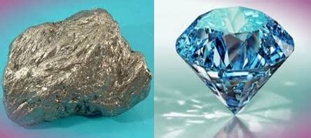 Differences between Graphite and Diamond