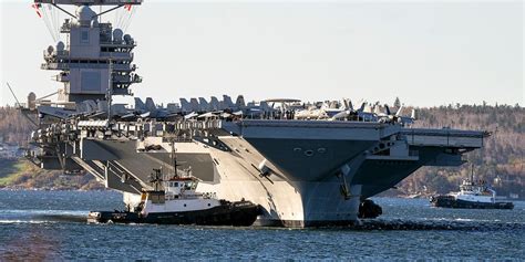 U.S. Aircraft Carrier Gerald R. Ford Arrives in Region