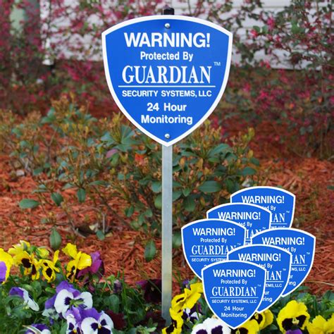 Security Yard Signs | Security Decals | Home Security Sign