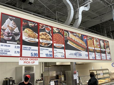 A (heavily limited) Canadian food court menu. : r/Costco