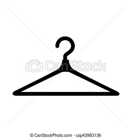 Clothes Hanger Silhouette at GetDrawings | Free download