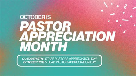 Pastor Appreciation Month | Crossroads Church