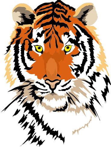 Set of tiger vector picture art Vectors graphic art designs in editable ...