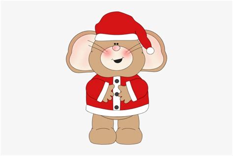 Mouse Clipart Cute Christmas - Christmas Mouse Clipart Transparent PNG - 356x470 - Free Download ...