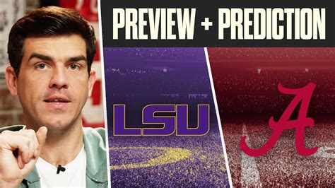 LSU vs. Alabama Preview, Prediction & Bets | 2023 - YouTube