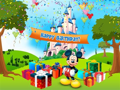 Mickey Mouse Birthday Wallpapers - Top Free Mickey Mouse Birthday Backgrounds - WallpaperAccess