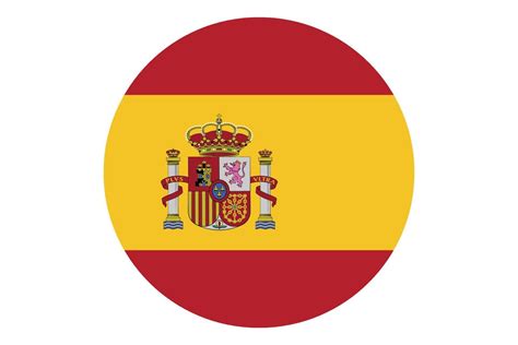 Spain Flag Circle Vector Art, Icons, and Graphics for Free Download