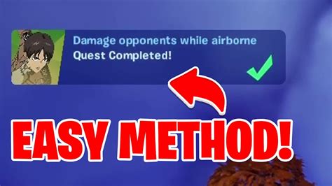 damage opponents while airborne Fortnite - YouTube