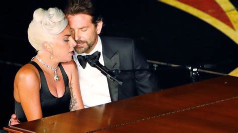 Lady Gaga shoots down Bradley Cooper romance rumours after Oscars duet - BBC News