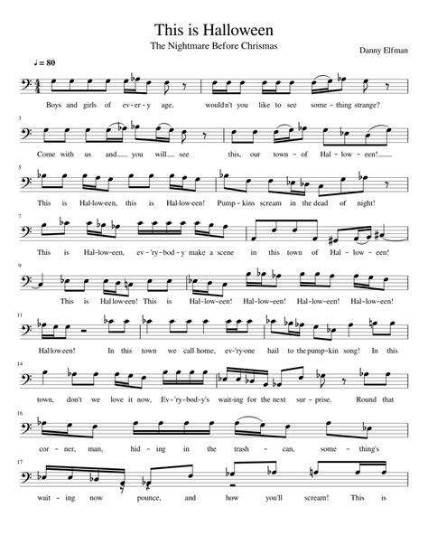 This is Halloween Sheet music for Piano | Download free in PDF or MIDI ...